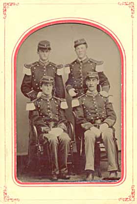 Rockwood Hoar, Frank Barrett, Edward Emerson Simmons and Henry Minot Pratt-1874