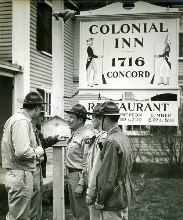 CIB in front of Colonial Inn