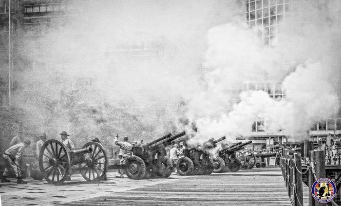 Firing along side the 101st Artillery at the Massachusetts Fallen Heroes dedication